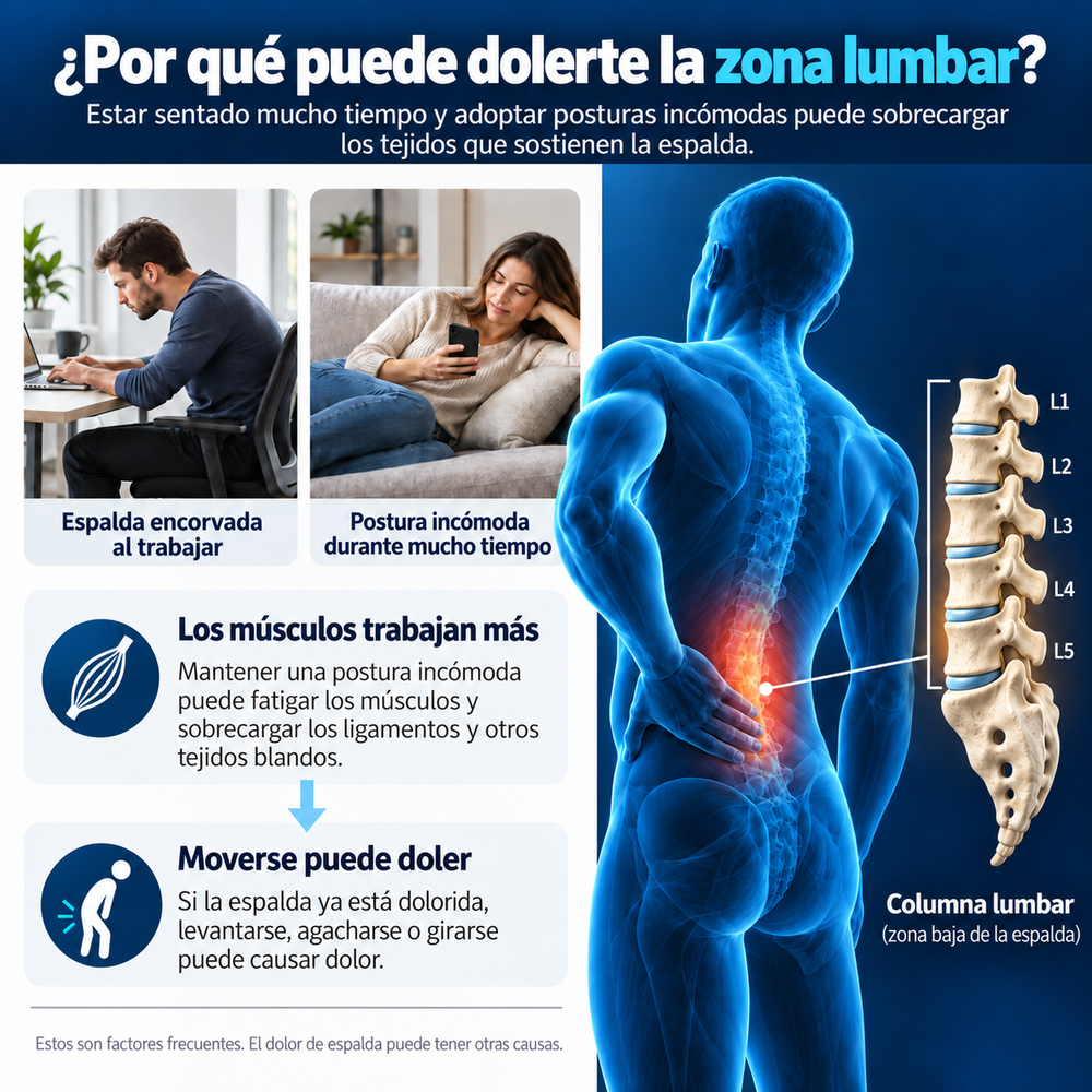 Factores frecuentes del dolor lumbar