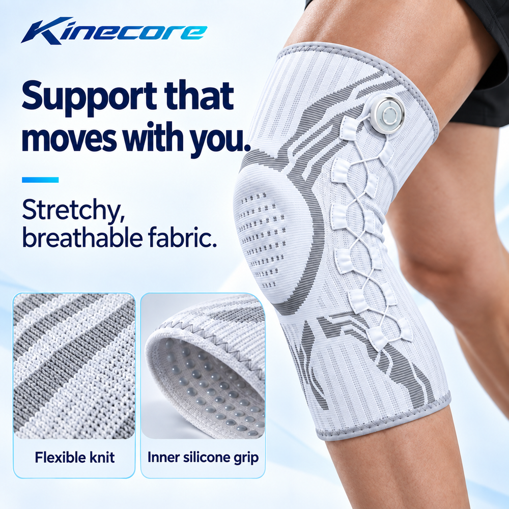 Breathable knit and inner grip.