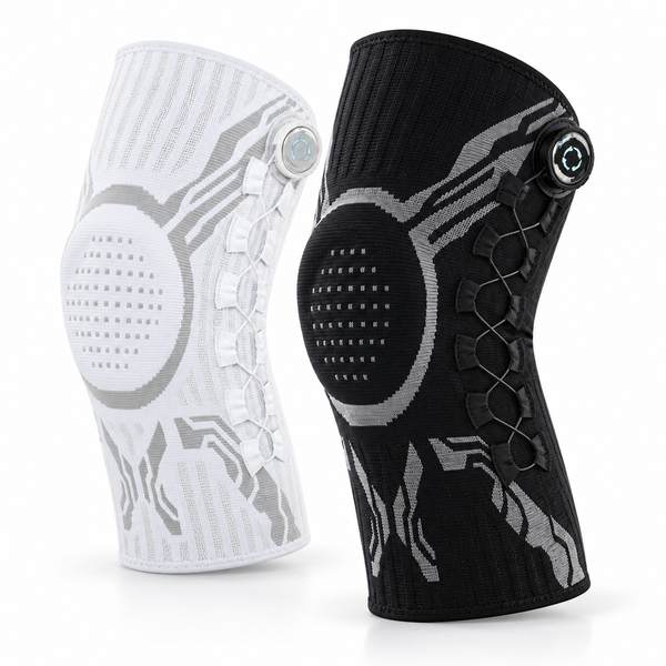 Kinecore Smart Knee Brace — White / Black