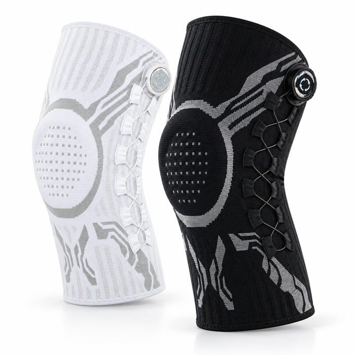 Kinecore Smart Knee Brace — White / Black