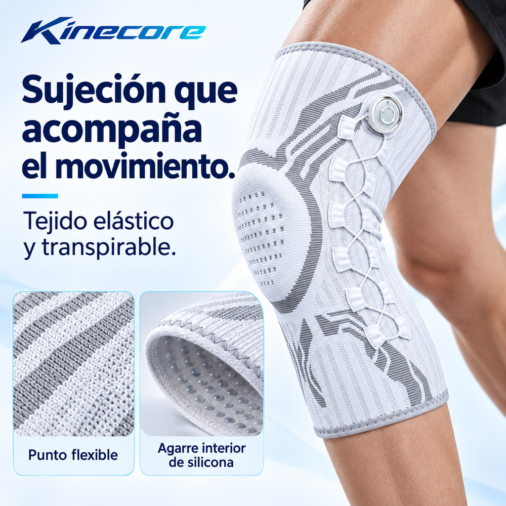 Tejido de punto transpirable y agarre interior.