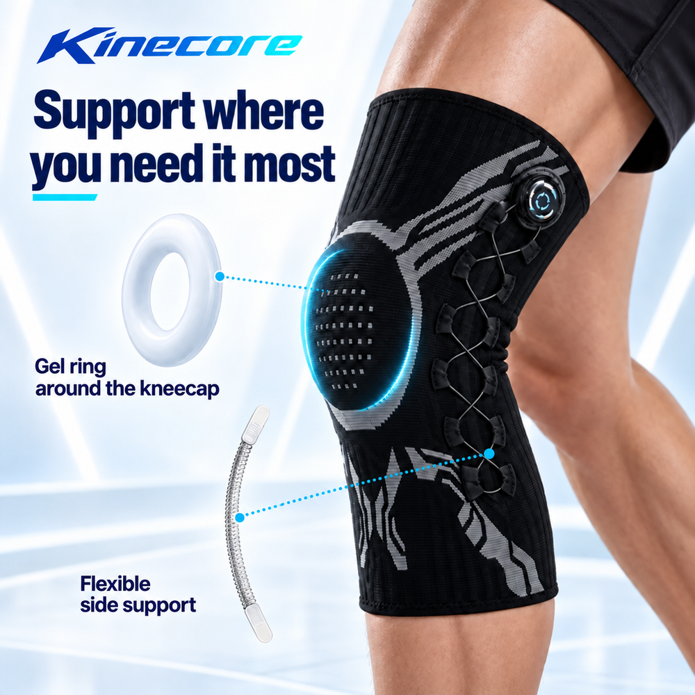 Gel ring and flexible lateral support.