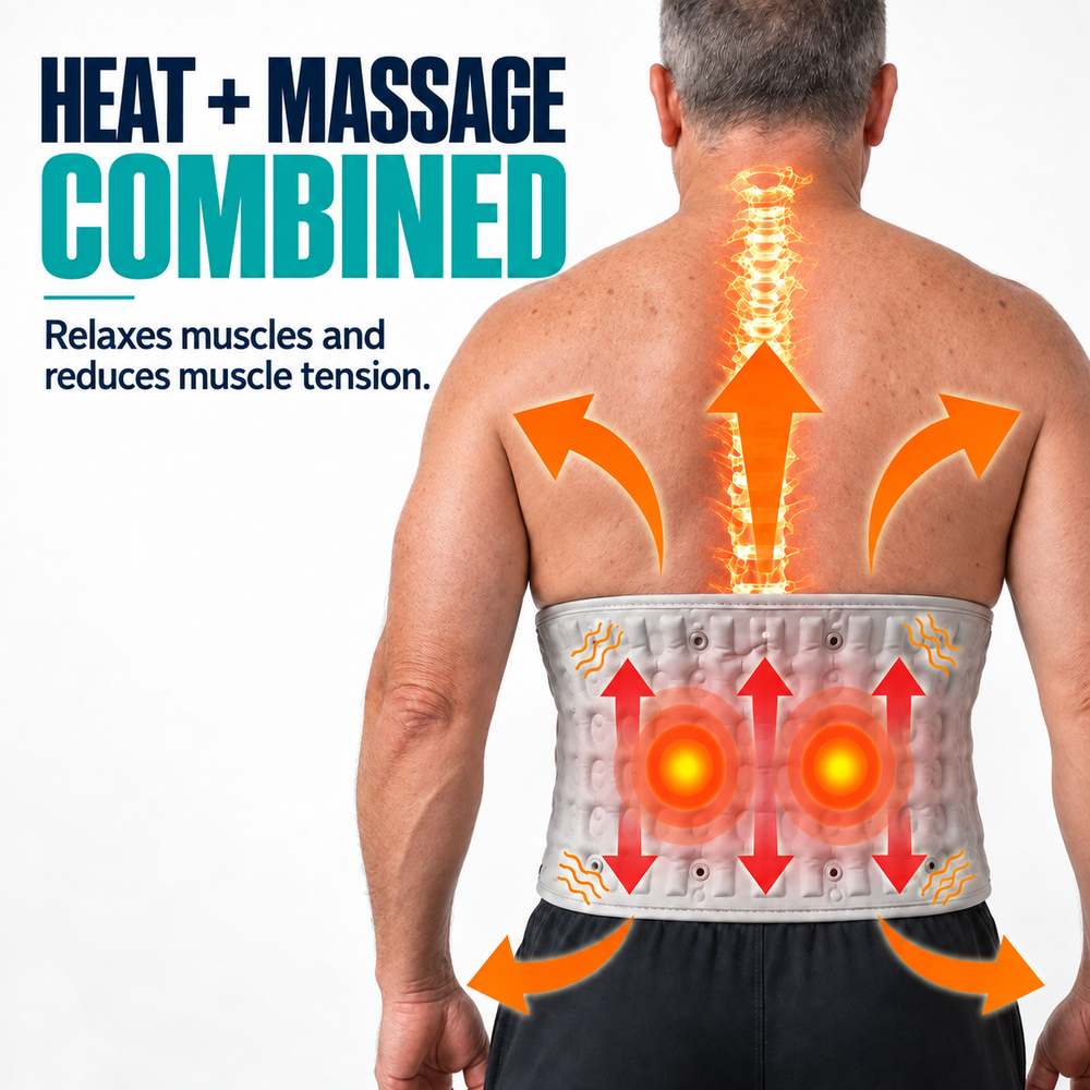 Combined heat and massage.
