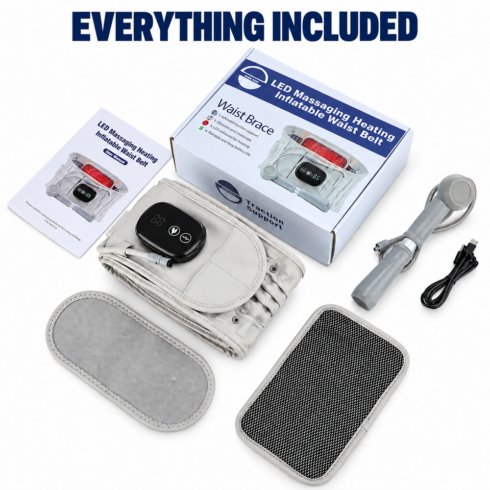 Relief Belt package contents.